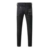 Purple Brand Jeans Pure Cotton High Street Trend #9082